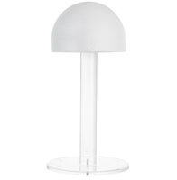 Support de chapeau en acrylique et présentoir de perruque supports de chapeau pour présentoir support de piédestal de chapeau support d'affichage de piédestal d'haltère ronde