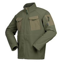 Veste tactique d'extérieur en softshell coupe-vent, imperméable, respirante, antistatique, en polyester camouflage unisexe