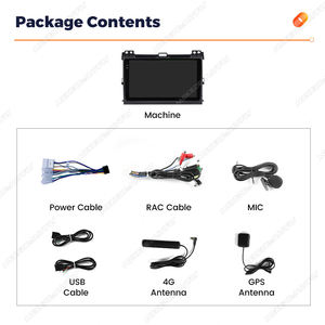 MEKEDE Android voiture <span class=keywords><strong>musique</strong></span> Radio lecteur écran tactile GPS Navigation 8core 6 + 128GB multimédia FM DSP pour Toyota Prado OLD - Product Image 3