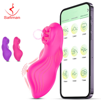 Vibrateur télécommandé pour femme, stimulateur clitoridien et point G, lécheur de langue oral, jouet sexuel portable pour couples adultes