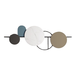 Anneau circulaire de grande taille Art mural Fourniture d'usine Arts muraux d'intérieur Décoratifs Chambre à coucher Salle de bain Design le plus récent Art mural en métal - Product Image 3