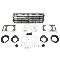 Parrillas Auto Part Autres accessoires extérieurs pour voitures, kits de couvercles de phares, compatibles avec LAND CRUISER PRADO LC62 FJ62 1988-1991