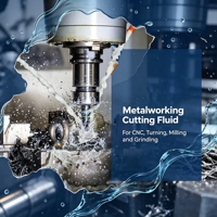 Fluide de refroidissement semi-synthétique facile à utiliser, à faible émission de brume et à faible odeur pour un environnement sûr en atelier de machines CNC et manuelles