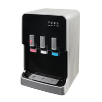 Portable petit distributeur de refroidisseur d'eau de comptoir chaud et froid à chaleur instantanée distributeur d'eau en bouteille de bureau de glace pour le ménage