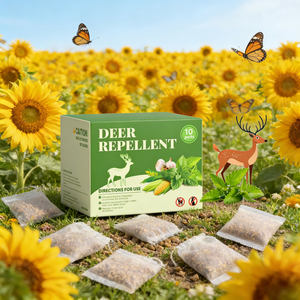 Sachet Repelente de Ciervos Kinven Multipack (Sólido) - Accesorios Ecológicos para Proteger los Bordes de Jardines y Granjas - Product Image 1