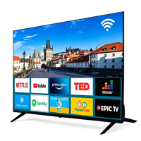 Téléviseur OLED UHD 4K de 75 pouces, Android 1.5+8G, Smart TV 4K, rétroéclairage LED, noir, 120 Hz, utilisation hôtelière