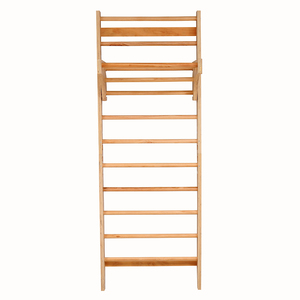 Juego de barra de puesto de escalera de pared sueca de madera de alta calidad Soportes de inmersión directos de fábrica para uso en gimnasio en casa - Product Image 6
