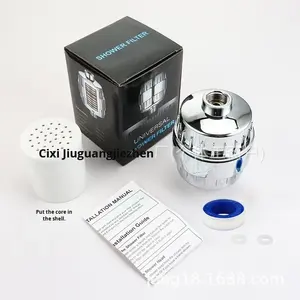 صنبور حديث متعدد المراحل لتنقية المياه 15-25 مرحلة رأس دش صديقةو للاستخدام في الشقة يزيل بقايا المياه - Product Image 5