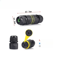 Connecteur étanche M20-2/3P 5-12mm à raccordement rapide avec levier, boîtier de jonction IP68 pour câbles extérieurs