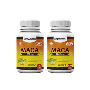Lifeworrh Wholesale Premium Maca Root Capsules With Black Pepper Ashwagandha Vegan Maca Root Powder Energy Immune Support
