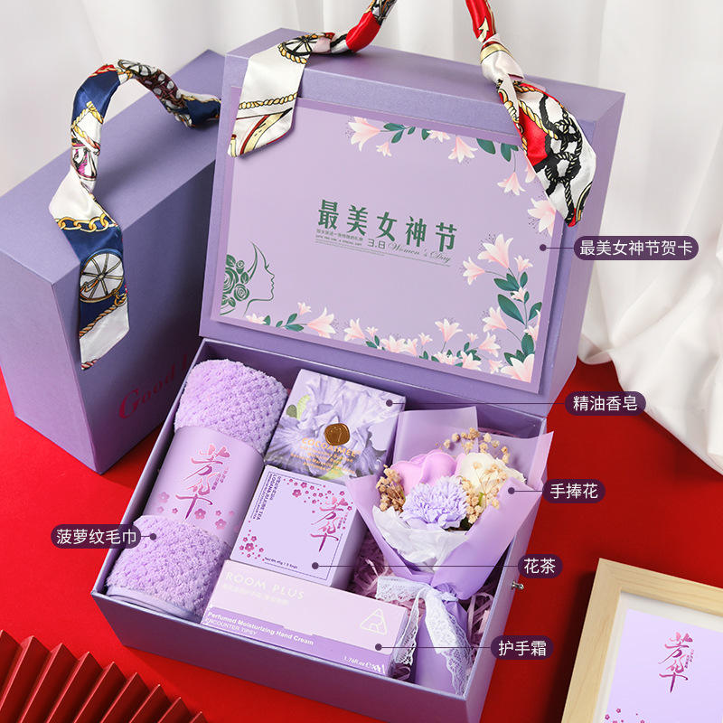 ครีมทามือช่อดอกไม้ชาผ้าขนหนู Fanghua