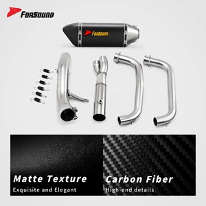 Système d'échappement moto Forsound Factory à <span class=keywords><strong>prix</strong></span> de gros, tuyau Akrapovic GP-Spec, silencieux de piste, système slip-on pour <span class=keywords><strong>R3</strong></span> - Product Image 4