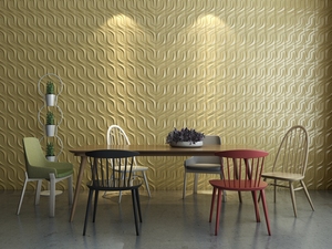 Panneau mural en similicuir 3D à coller, décoration intérieure, panneau mural en cuir pour chambre à coucher - Product Image 5