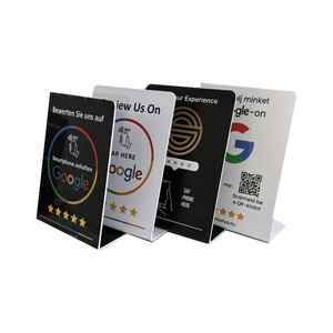 Tarjeta de Membresía NFC de PVC con Código QR Personalizado para Redes Sociales, con Soporte de Mesa, Resistente al Agua, para Pagos RFID, en Blanco, Compatible con Google - Product Image 5