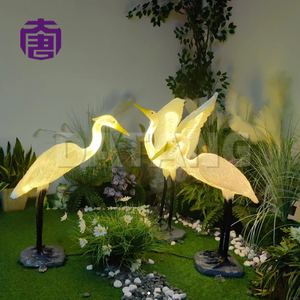 Lámpara Flying Egret: elegante luz LED con motivos navideños y festivos, impermeable IP65, iluminación decorativa para paisajes, parques y jardines. - Product Image 4