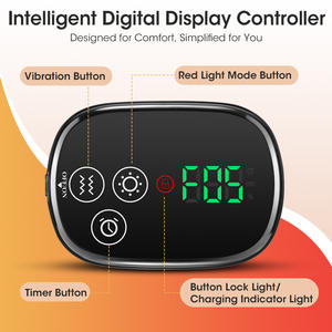 Masseur de genou intelligent rechargeable pour soulager les douleurs articulaires, avec 5 niveaux de température et arrêt automatique, idéal pour la maison et les voyages - Product Image 4