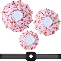 Sac à glace portable anti-fuite en tissu, plusieurs tailles, pour usage domestique, clinique, blessures, réutilisable