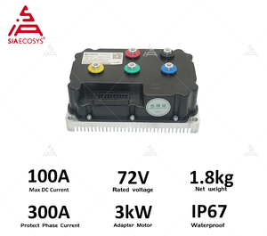 Bicicleta eléctrica SIAECOSYS 3000W con controlador de Motor sin escobillas ND72300 72V 48V sistema eléctrico de motocicleta de alta potencia - Product Image 5