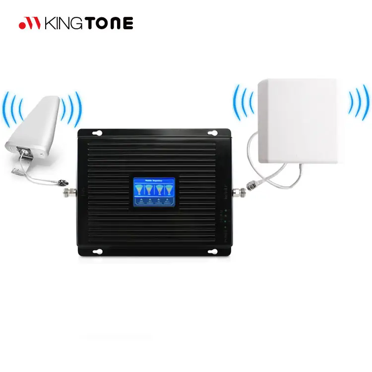 Kingtone Segnale Mobile Ad Alte Prestazioni 900/1800/2100/2600 Quad-Band Ripetitore Gsm 3G 4G Rete Dati booster per la Banda 8,1,3,7