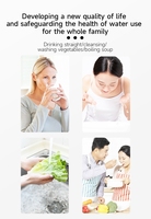 Tankless Filter air Osmosis Alkaline Mineral terbalik Filter air di bawah wastafel sistem RO 600 GPD 2:1 murni untuk mengeringkan keran tunggal