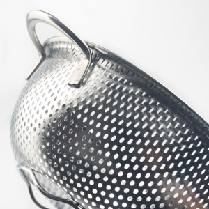 Panier à poinçonner en acier inoxydable, micro-perforé, pour riz, petit <span class=keywords><strong>passoire</strong></span> à mailles fines, pour évier de cuisine, bol de lavage, <span class=keywords><strong>passoire</strong></span> - Product Image 5