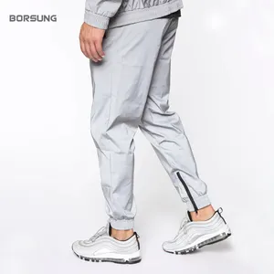 उच्च गुणवत्ता 100% Polyesetr पुरुषों खेल पैंट हल्के वापस ज़िप जेब Sweatpants Jooging और प्रशिक्षण पहनने