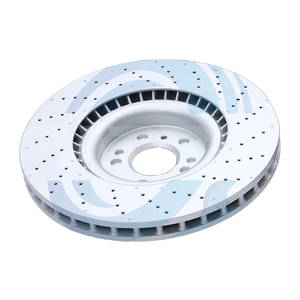 Rãnh phanh cánh quạt đĩa 380 mét hiệu suất cao thủy lực phanh cho audis Q5 sq5 8R OE xe đĩa giá - Product Image 5