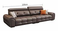 Direkt vom Hersteller: Trendiges Wohnzimmer-Sofa mit Drei Sitzen aus Stoff oder Kunstleder