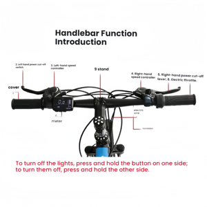 Vélo de montagne électrique de course à 21 vitesses, cadre en acier à haute teneur en carbone, fourche à suspension, batterie 36V 10Ah, 26 pouces, <span class=keywords><strong>VTT</strong></span> adulte - Product Image 3