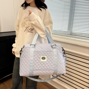 Bolsa de Viaje para Zapatos con Compartimentos Separados para Zapatos Secos y Mojados, Bolsa de Gimnasio Ligera, Portátil y Transpirable de Gran Capacidad para Mujer, Ideal para Embarazadas - Product Image 2