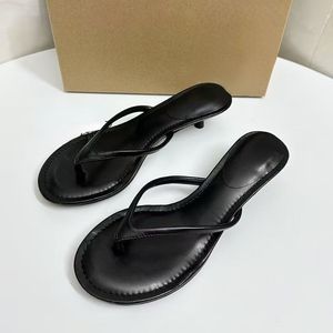 Best Selling Sandali Tacchi Stiletto 3CM Low Mules <b>Toe</b> <b>Ring</b> Summer Heels for Ladies Thin Heels - Product Image 4