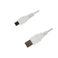 Cordon de chargeur blanc Android V8 PVC USB 2.0 vers câble de chargeur de données Micro USB