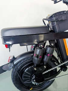 Bán buôn 400W 48V điện gấp Xe Đạp 14 ''nhôm ecycle Ebike 3 tốc độ phía sau trung tâm động cơ carbon cao thép chất béo lốp - Product Image 5