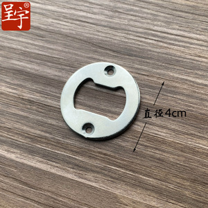 Round Bottle <b>Opener</b> Iron 40mm With Wooden Handle For Beer Opening - Product Image 4