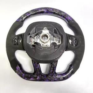 Volante de fibra de carbono forjado púrpura Led personalizado para <span class=keywords><strong>Dodge</strong></span> Charger Durango Srt Hellcat <span class=keywords><strong>Grand</strong></span> Cherokee - Product Image 5