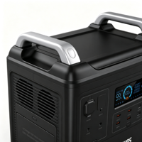 Station d'alimentation solaire portable SAMAS 2000W, générateur à batterie lithium 2048Wh, USB-C, camping, camping-car