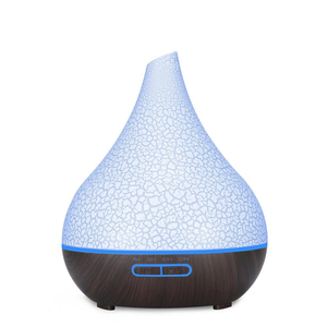 2025 difusor de aroma de aceite esencial ultrasónico 400ml difusor de Aroma de Control remoto eléctrico de grano de madera con CE RoHS - Product Image 4