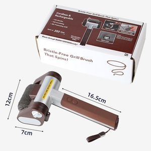 Cepillo de Limpieza Eléctrico Inalámbrico Portátil para Barbacoa, Herramienta de Limpieza de Barbacoa Recargable para Exteriores con Luz Integrada - Product Image 3