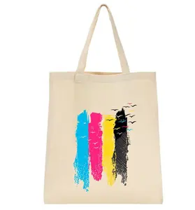 Vietnam factory eco friendly cotton canvas shopping bags high quality customized logo print