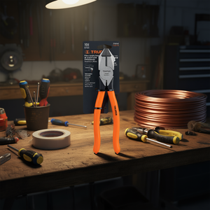 Alicates de Corte Profesionales para Electricistas Truper T201-8 de 8 Pulgadas con Mango de Plástico Naranja, Acero con Alto Contenido de Carbono, Mordazas Cruzadas - Product Image 2