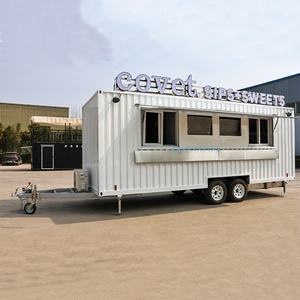 Camion de restauration mobile personnalisé à vendre, entièrement équipé, cuisine commerciale, remorques de vente de nourriture pour la restauration rapide - Product Image 1