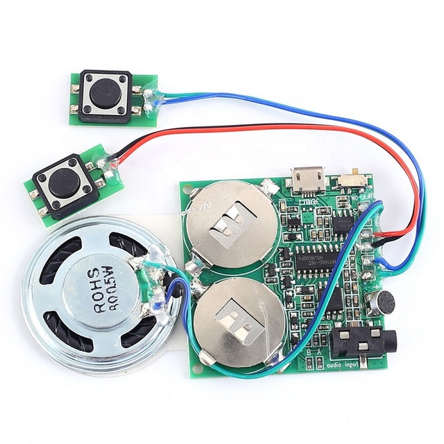 Hot Selling Programmable/downloadable Usb Sound Module for Greeting Cards Recordable Sound Module Usb for Toy
