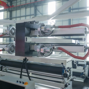 Machine d'extrusion-soufflage de <span class=keywords><strong>film</strong></span> plastique à 2 couches ABA pour la production de rouleaux de <span class=keywords><strong>film</strong></span> CaCO3 LDPE HDPE - Product Image 5