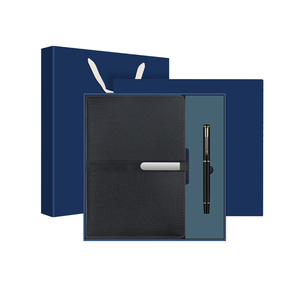 Cuaderno de Alta Calidad Personalizado, Impermeable, de Papel de Piedra, Tapa Dura A5, con Cubierta de Cuero PU, con Juego de Bolígrafos de Regalo para Hombres de Negocios - Product Image 1