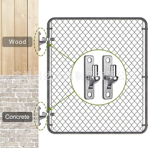 Bisagra de acero inoxidable Eda de 58 pulgadas para puertas batientes de alta resistencia, herrajes para montaje en pared de madera o hormigón - Product Image 1