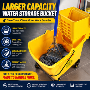 Carrito de Limpieza <span class=keywords><strong>MSJ</strong></span> 20/24/32L, Resistente, Ecológico, Ligero, de Plástico, con Escurridor y Diseño Drenable, Logotipo Personalizado - Product Image 2