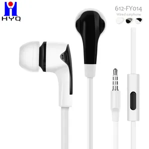 HYQ 3.5mm earphone headphones wired headphone para celulares Audifonos headset in ear wire earphones