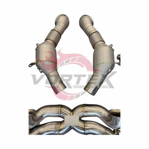 Sistema de Escape Valvetronic Vortex SS304 para Ferrari SF90 Stradale Spider con Tubos de Escape con Protección Térmica y Tubo en X de Alto Flujo - Product Image 4