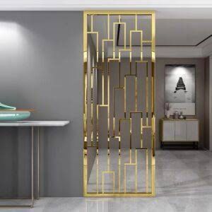 Nouvel arrivage de cloison métallique décorative au design moderne pour la maison, le salon, l'extérieur et l'intérieur de la maison. - Product Image 2