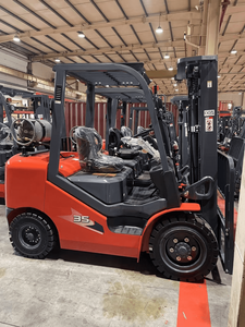ผลิตในประเทศจีน อุปกรณ์ขนถ่ายวัสดุ โลจิสติกส์ รถยกไฮดรอลิก 3.5 ตัน CPYD35 รถยก LPG ขนาดเล็ก เครื่องยนต์นำเข้า - Product Image 5